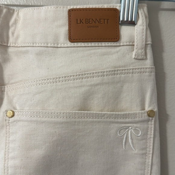 LK Bennett Gracie Cream Organic Cotton
Skinny Jeans Sz 2(US) Classic Neutral - Picture 8 of 10